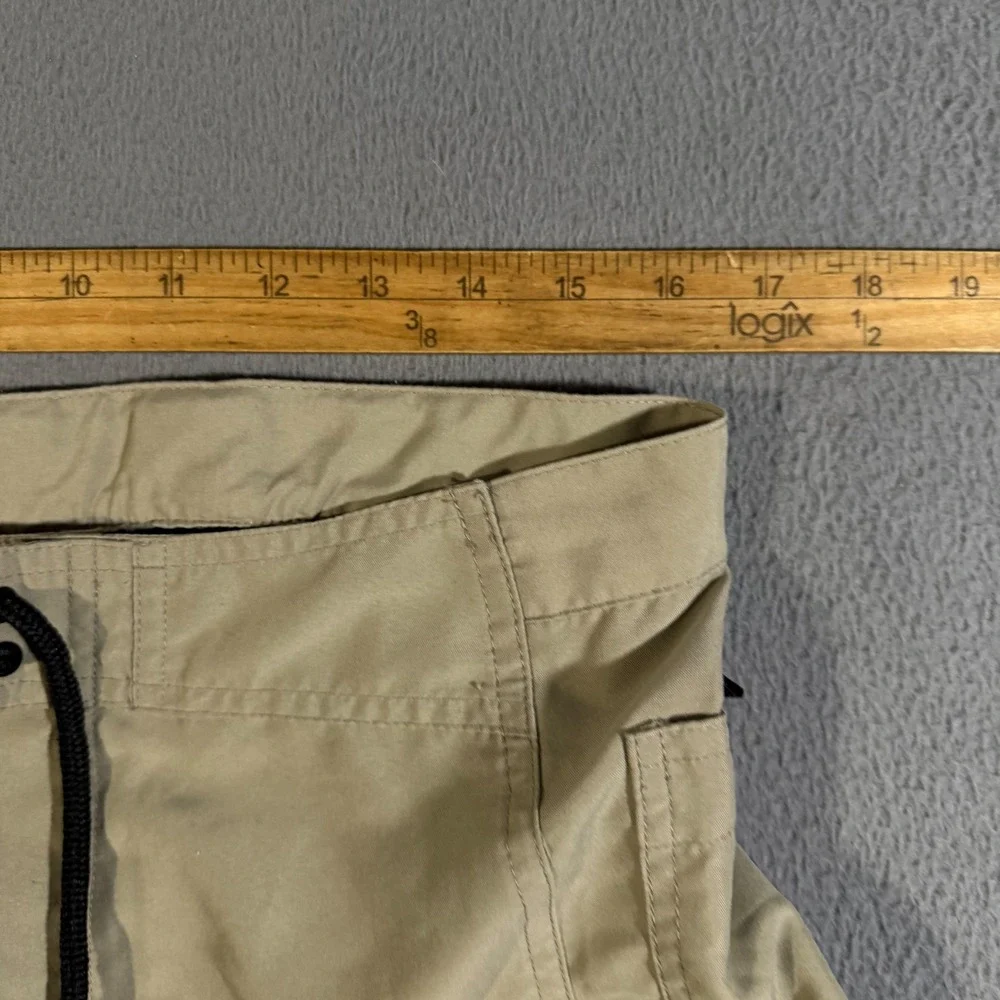 Hoss Technical‎ Gear Tan Cargo Shorts Mens Drawstring Pockets Casual Outdoors